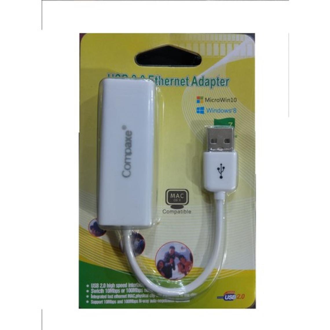 Compaxe USB - Ethernet Dönüştürücü Adaptör