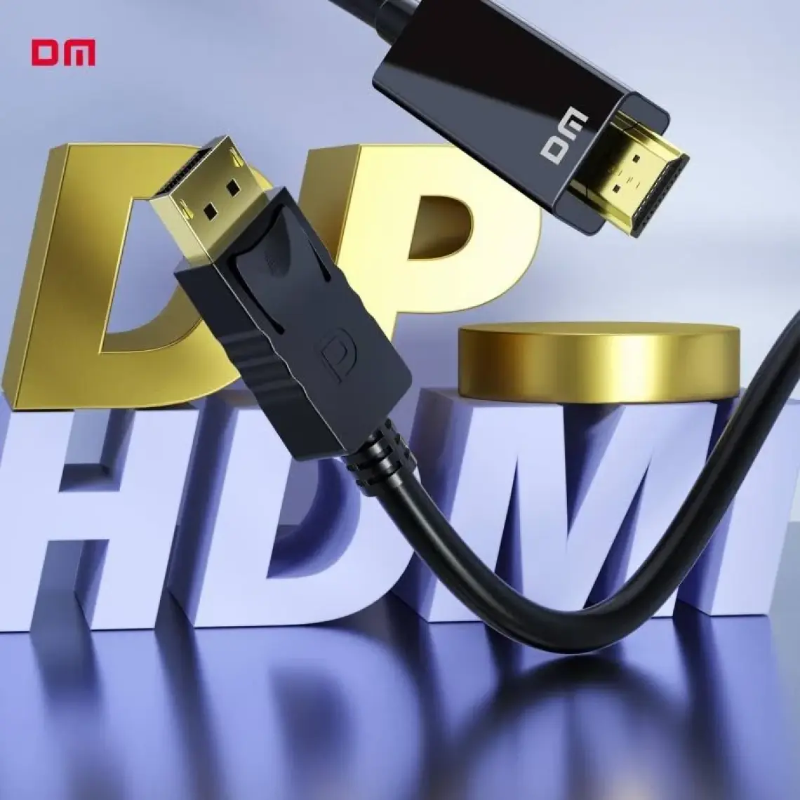 Dm CHB038 4K Displayport To HDMI Çevirici Kablo 1.8 Metre