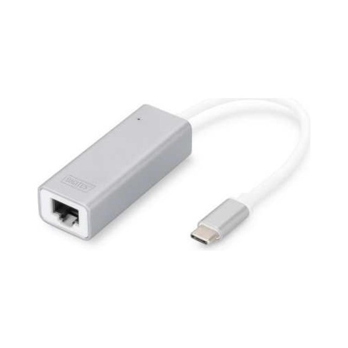 Digitus DN-3024 USB TYPE C  Gigabit Ethernet Adaptörü, 1x10-100-1000 port,1xUSB Tip C erkek port
