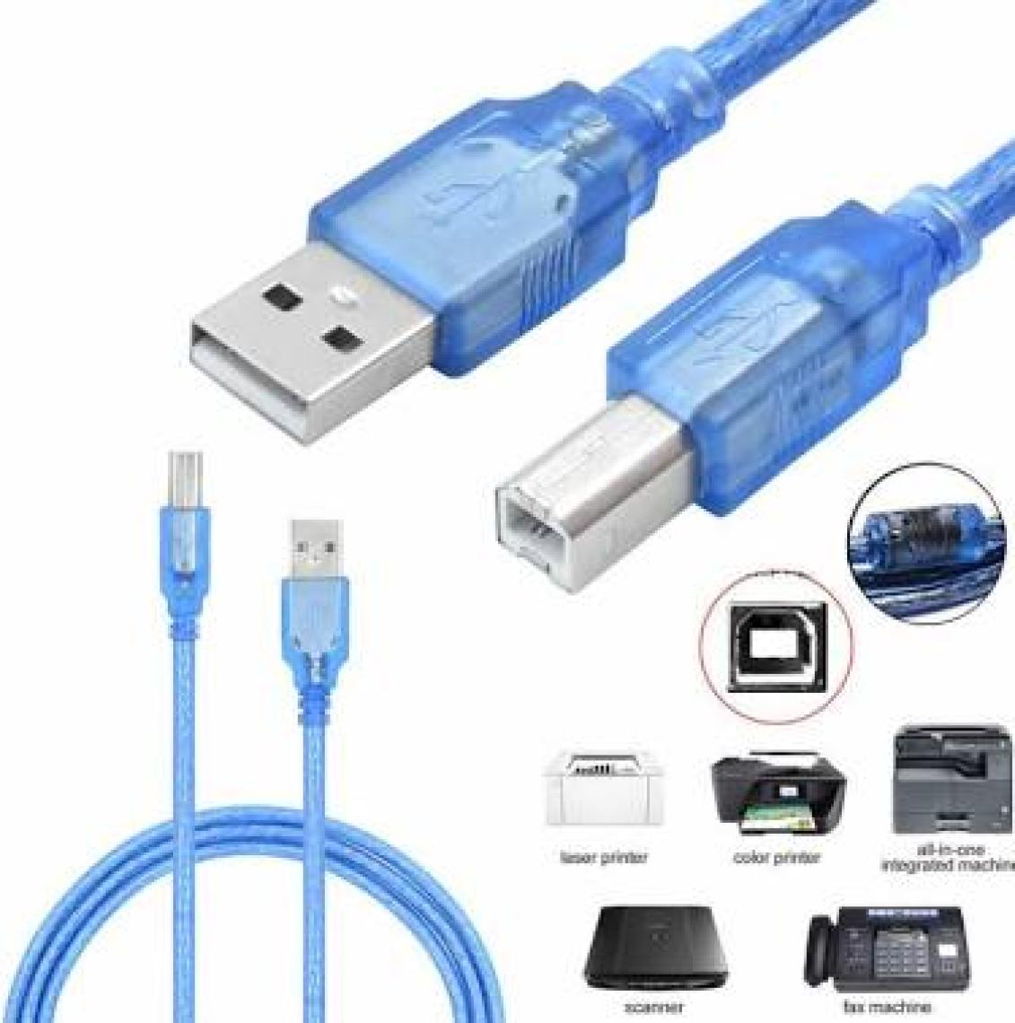 Ti-Mesh Usb2.0 A M / B M Printer Scanner Kablosu - 5M