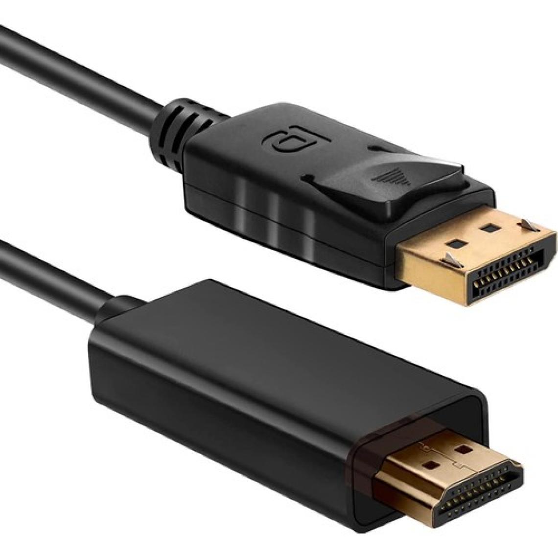 Aogo 1.8 Metre Displayport To HDMI Kablo Display In HDMI Out Dp To HDMI