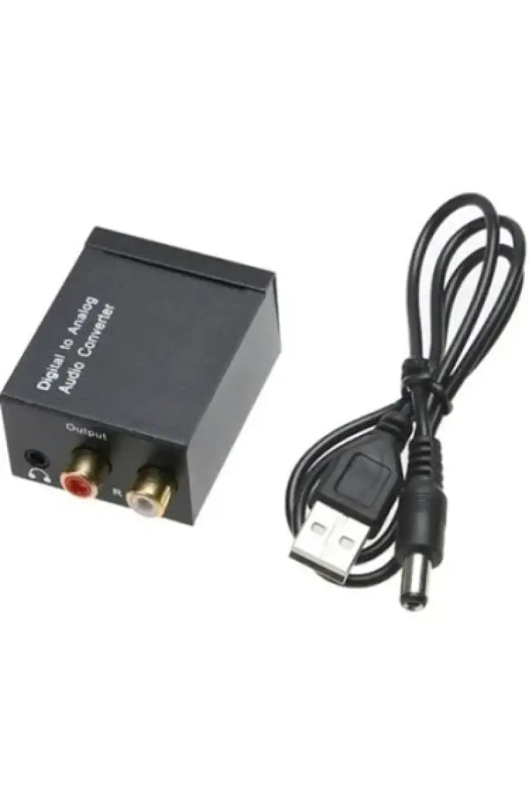 Maxgo 2161 Dijital To Analog 3.5mm Optik Ses Tos Çevirici Dönüştürücü Adaptör
