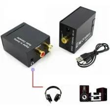 Maxgo 2161 Dijital To Analog 3.5mm Optik Ses Tos Çevirici Dönüştürücü Adaptör