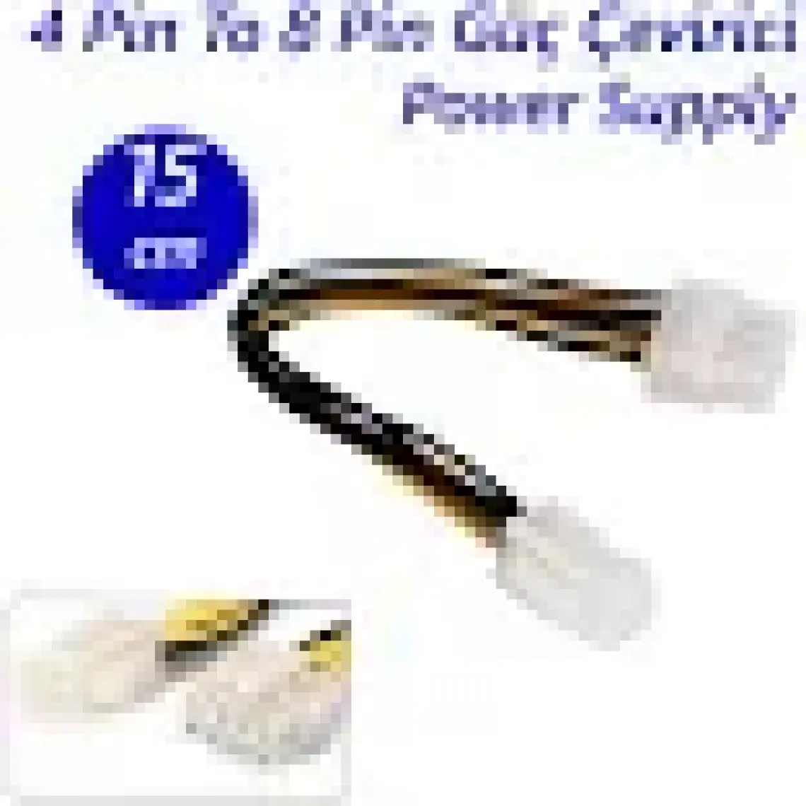 Ti-Mesh 4P 8P Dual Cpu Motherboard With A Switch, Cpu Adapter Power Cord - 15Cm