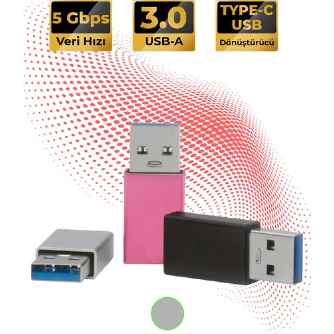 TTAF Type-C To Usb-A 3.0 Dönüştürücü Yüksek Hızlı Veri Aktarımı