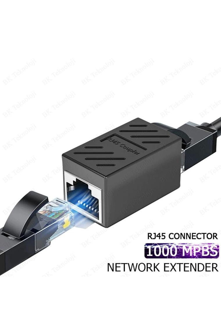 5 Adet Gigabit RJ45 Birleştirici CAT8/CAT7/CAT6/CAT5E Ethernet Ağ Kablosu Genişletici Konektörü