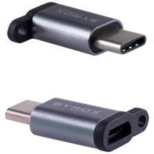 Syrox Type-C Micro USB Dönüştürücü DT14 Gümüş