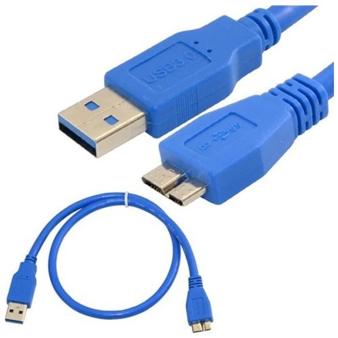 Brs USB 3.0 Taşınabilir Harddisk Kablosu Micro B Harici Disk Kablosu 30 cm