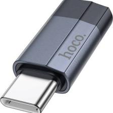Hoco UA29 Tak Çalıştır Type-C To Alüminyum Örgülü Kablolu Lightning Dönüştürücü