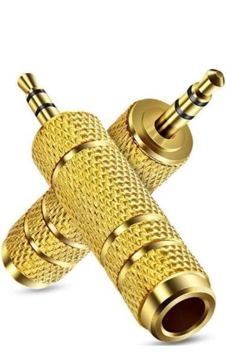 BK Teknoloji Gold Plated 3.5 mm Erkek - 6.35 mm Dişi Dönüştürücü Jack Adaptör