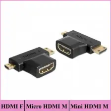 Ti-Mesh Hdmı Female To Micro Hdmı Male/Mini Hdmı Male Adapter