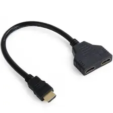 Ti-Mesh Hdmı Male To 2 Hdmı Female 1 İn 2 Out Splitter Converter Adapter Kablo - 15Cm