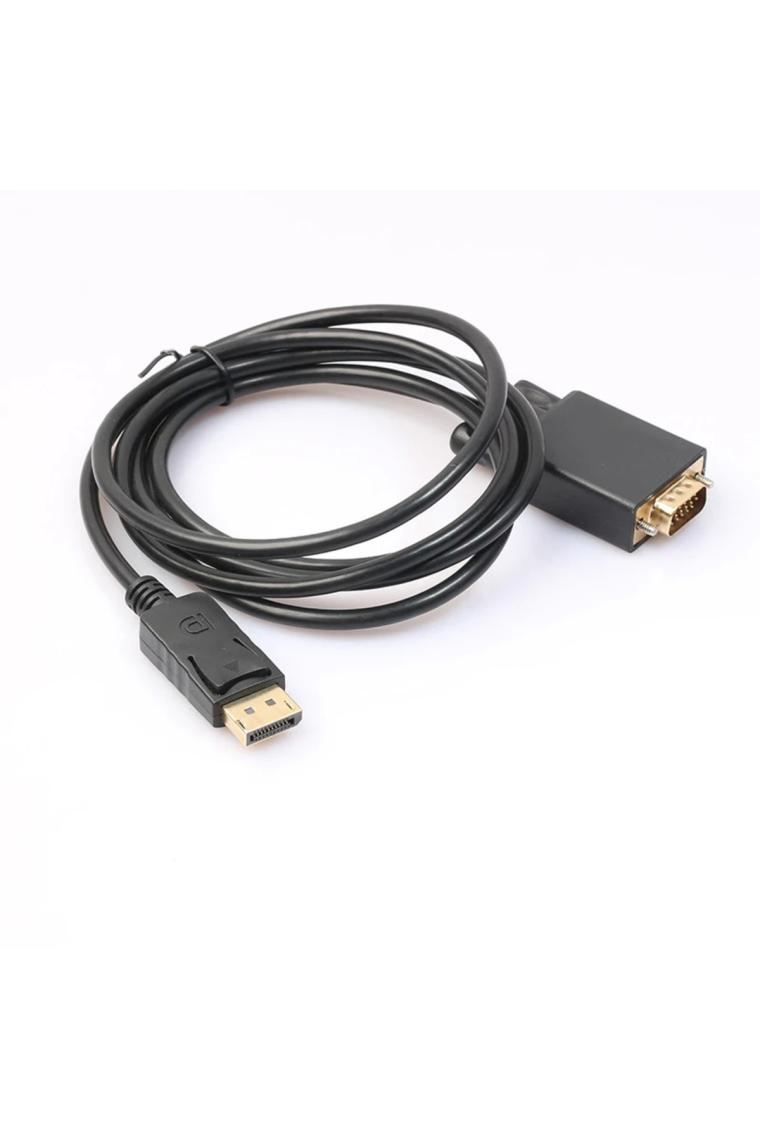 1.8 Metre Display Port To Vga Kablo Display Vga Dp To Vga 1.8m Displayport Erkek Vga Erkek Kablo