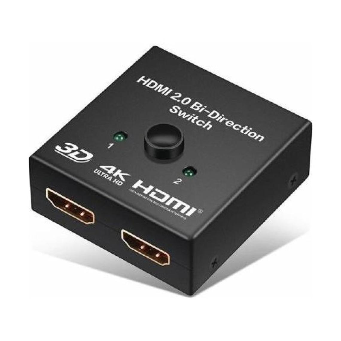 Boblov 2 Port HDMI To HDMI Çift Yönlü Switch ve Splitter HDMI Çoklayıcı Hdmii Seçici