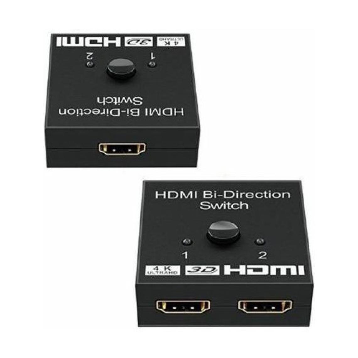 Boblov 2 Port HDMI To HDMI Çift Yönlü Switch ve Splitter HDMI Çoklayıcı Hdmii Seçici