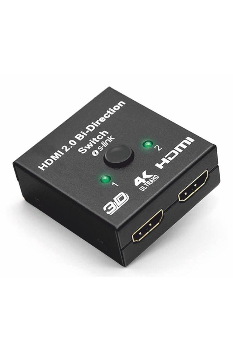 S-Link SL-LU613 2 Port HDMI To HDMI Çift Yönlü Switch ve Splitter