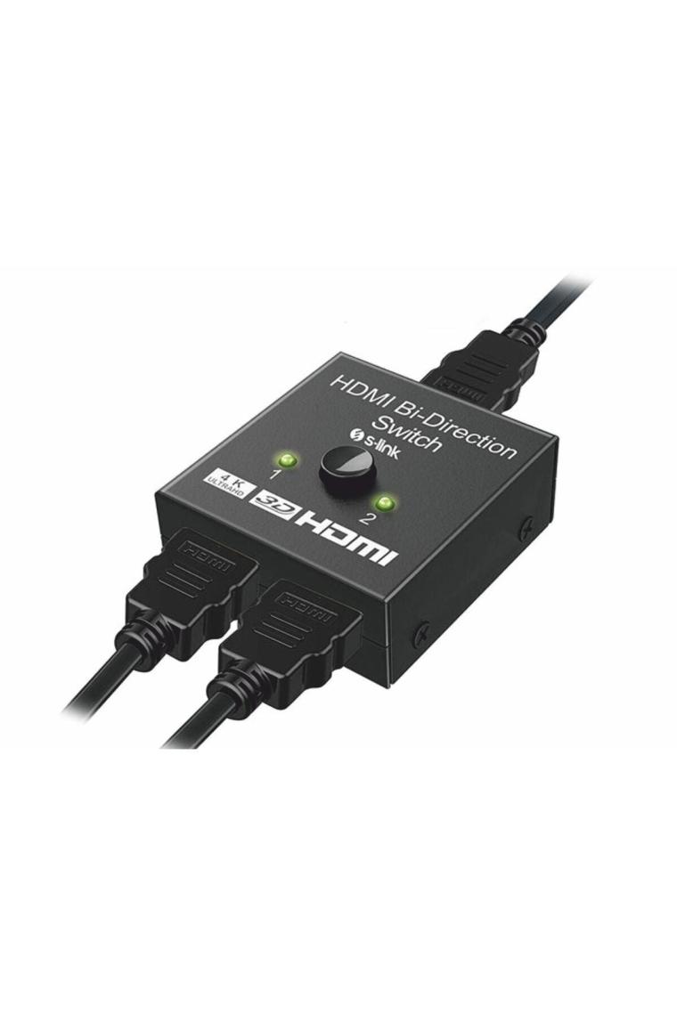 S-Link SL-LU613 2 Port HDMI To HDMI Çift Yönlü Switch ve Splitter
