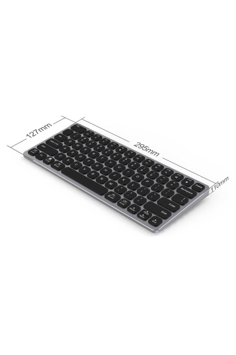 Bix BX-keyhub01 9in1 HUB Özellikli Çok Fonksiyonlu Kablolu Klavye 3x USB 3.0+4K HDMI+PD+Micro SD+3,5mm Aux Mic Girişli