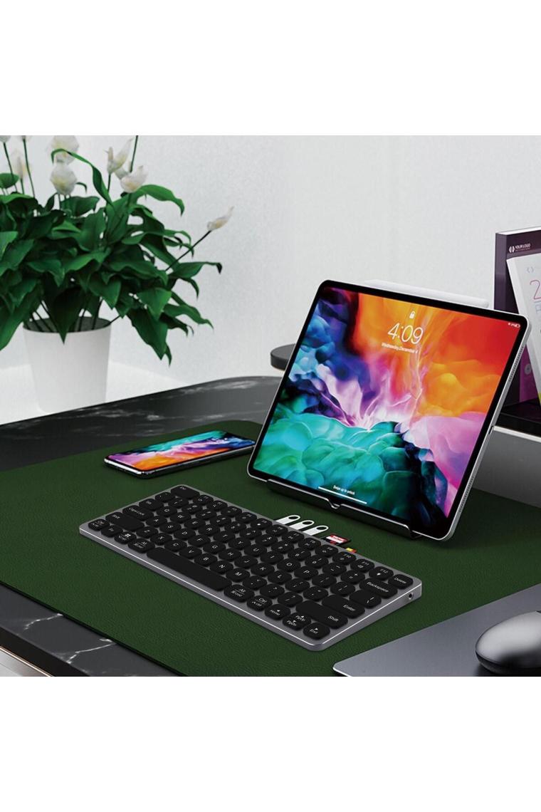 Bix BX-keyhub01 9in1 HUB Özellikli Çok Fonksiyonlu Kablolu Klavye 3x USB 3.0+4K HDMI+PD+Micro SD+3,5mm Aux Mic Girişli