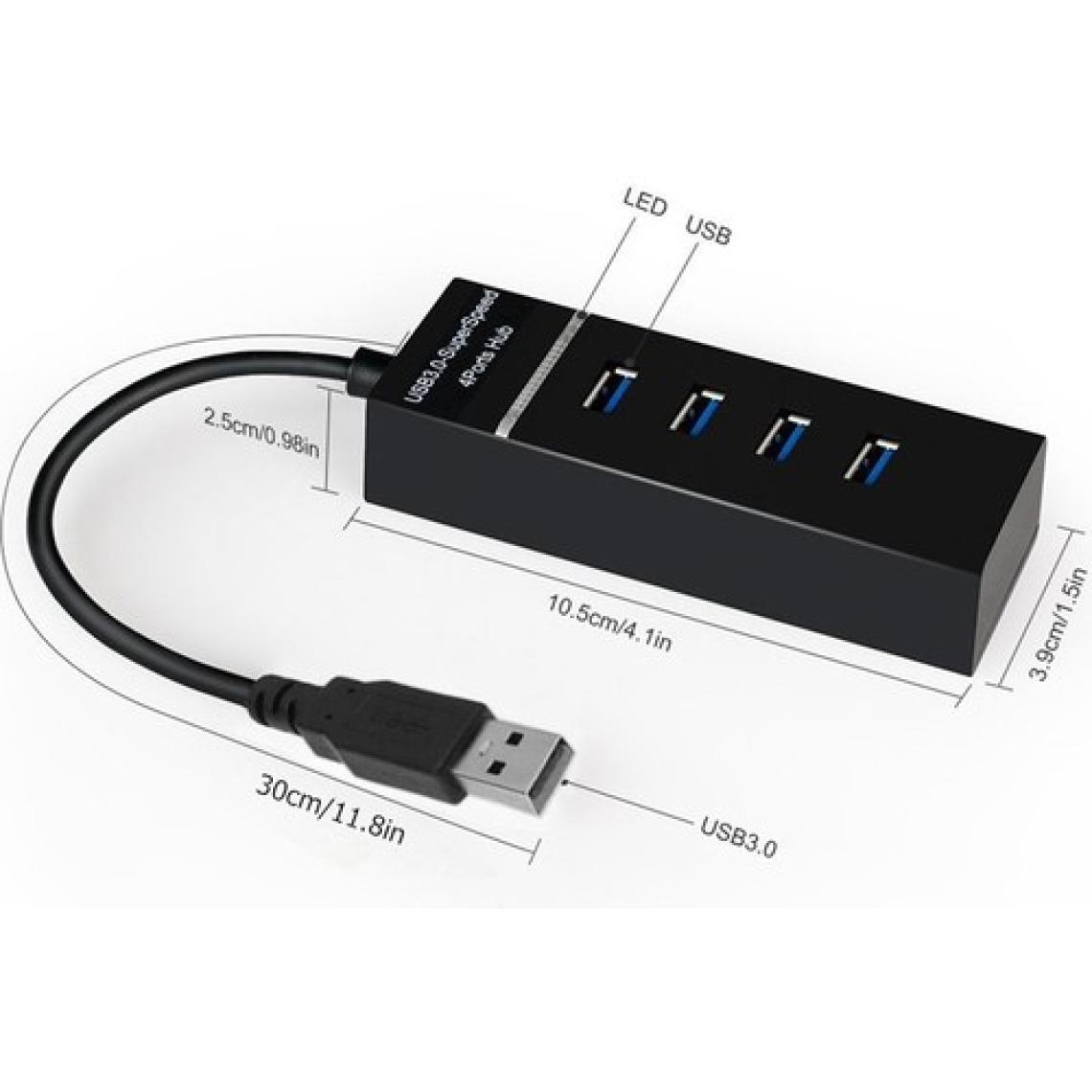 Daytona A-303 USB To 4* USB 3.0 Splitter 5Gbps Çevirici Hub Adaptör