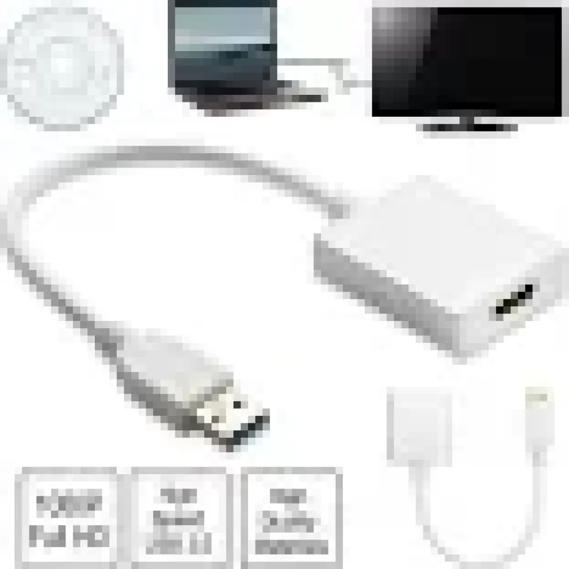 Blueway USB 3.0 To HDMI Çevirici Dönüştürücü Kablo Adaptör