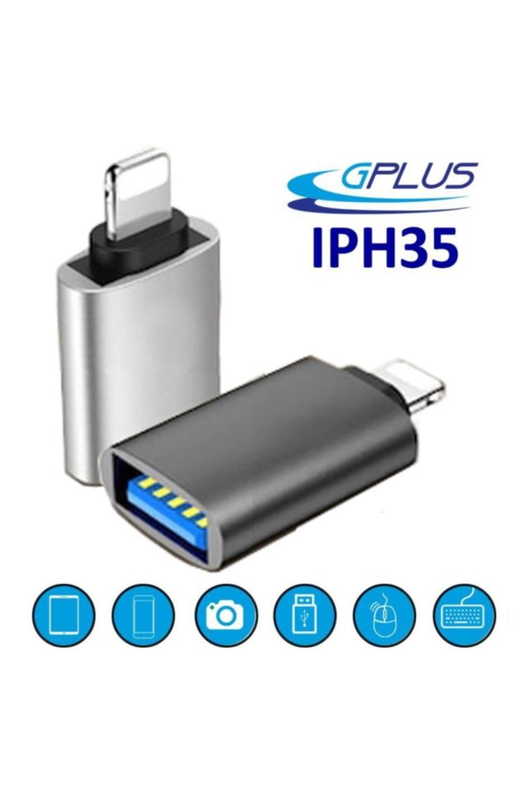 Gplus IPH35LIGHTNING To USB 3.0 Çevirici Mini Metal Otg Dönüştürücü