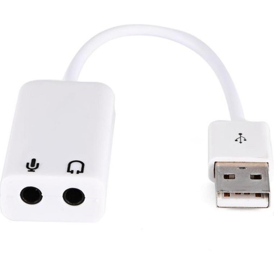 Harici Kablolu 7.1 USB Ses Kartı 3.5mm Mikrofon Çevirici Dönüştürücü Adaptör