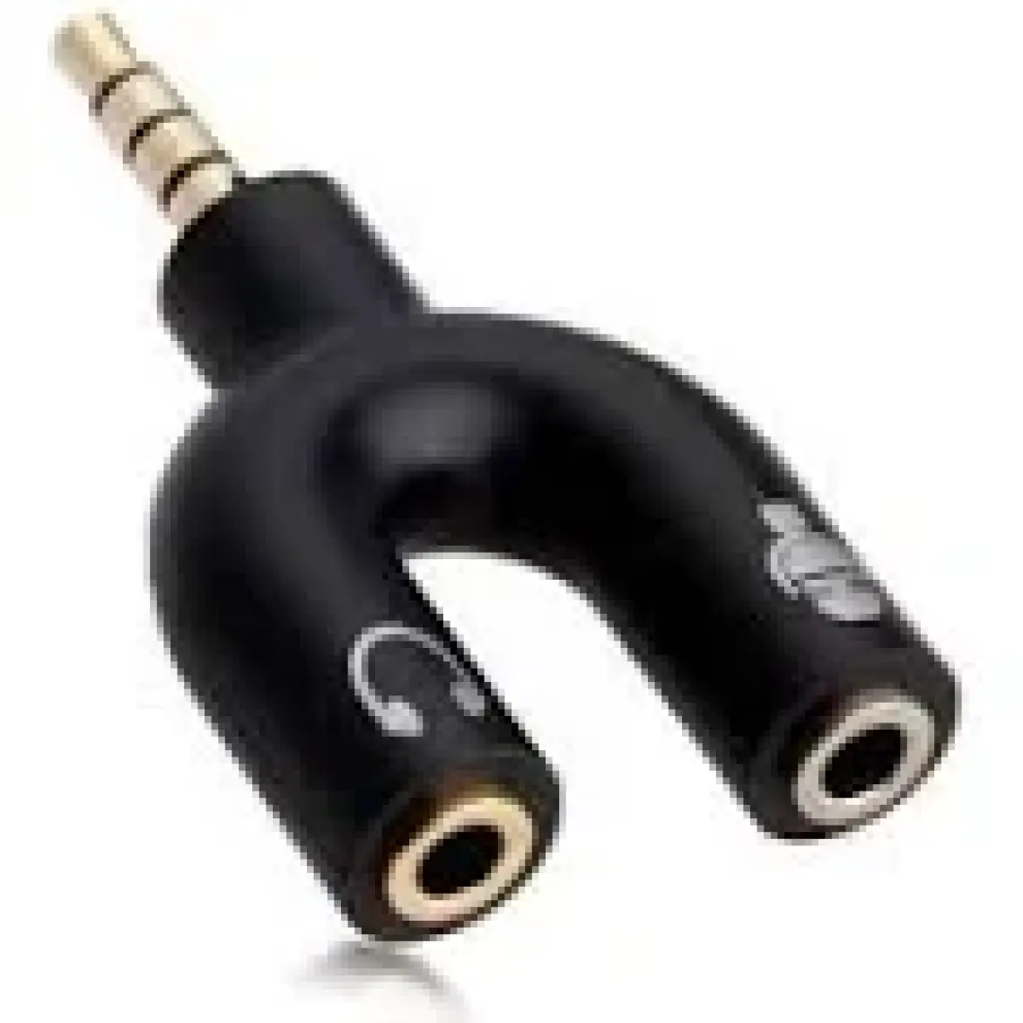 Powermaster 3.5 mm Stereo Erkek To Kulaklık + Hoparlör Dişi Çoklayıcı Jack Hoparlör Mikrofon Girişi Ayırıcı