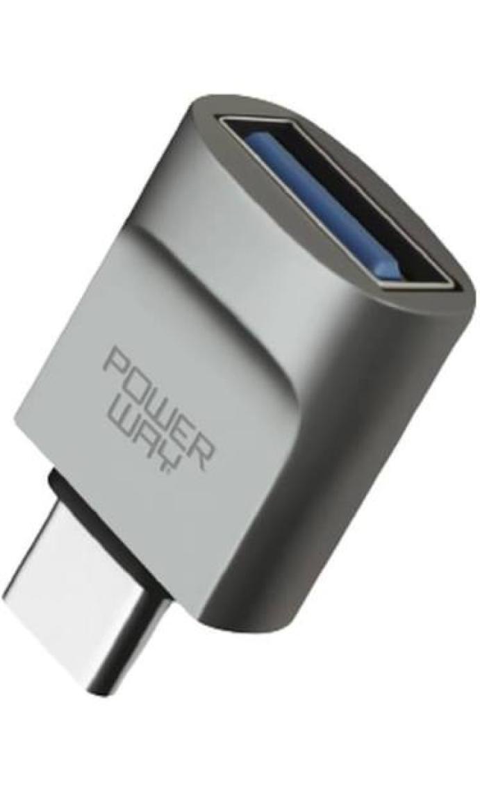 Powerway  Type-C To USB 3.0 (Yüksek Hızlı) Veri Aktarımı Otg Çevirici Dönüştürücü Adaptör