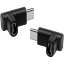 BK Teknoloji 90 Derece Dirsek Aşağı ve Yukarı Açılı USB C Type-C Erkek - Dişi Adaptör