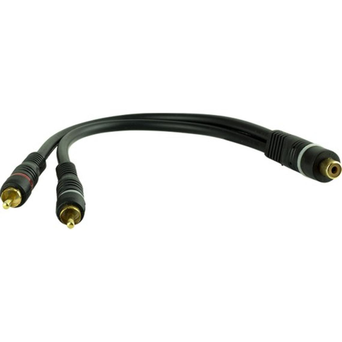 Elektromer Anfi Y Kablo 1 Dişi 2 Erkek 25 cm Kablo
