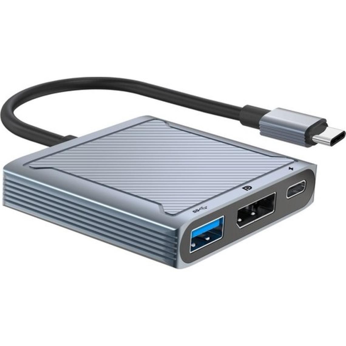 Pmr Type C To 8k 60Hz 4K-120 Hz Display Port- USB 3.0 - USB C Dişi 100W Çevirici