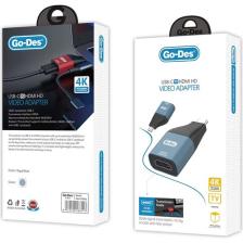 Go-Des HDMI To Type-C Dönüştürücü Otg Go Des GD-CT062 4K@30Hz
