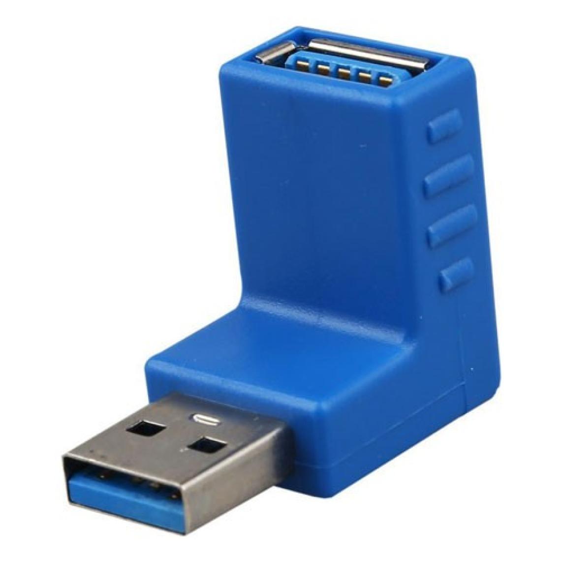 Keepro usb 3.0 dişi erkek 90 derce L tipi usb3.0 dirsek çevirici adaptör