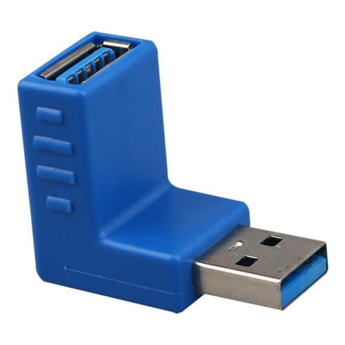 Keepro usb 3.0 dişi erkek 90 derce L tipi usb3.0 dirsek çevirici adaptör