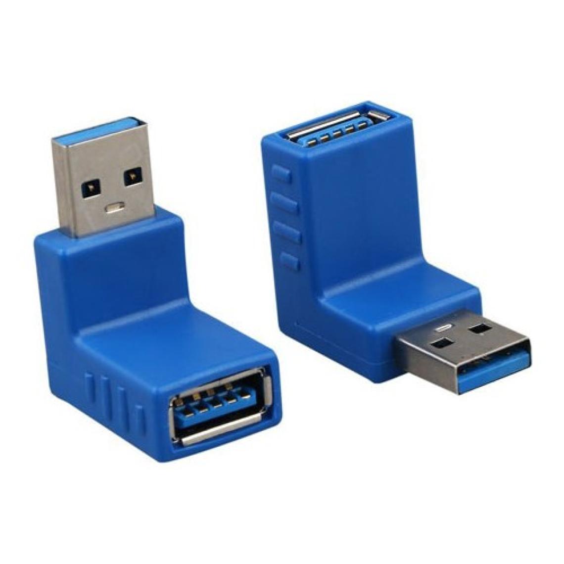 Keepro usb 3.0 dişi erkek 90 derce L tipi usb3.0 dirsek çevirici adaptör