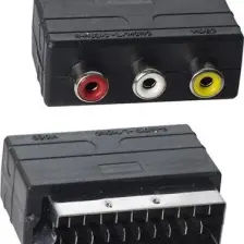Elektromer Scart Adaptör In Mini  PM-2067 (Scart Erkek-Rca Dişi Ara Adaptör)