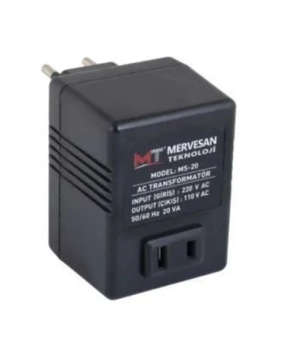 Mervesan Converter 50W 220-110V Transformatör Mervesan Ms-50