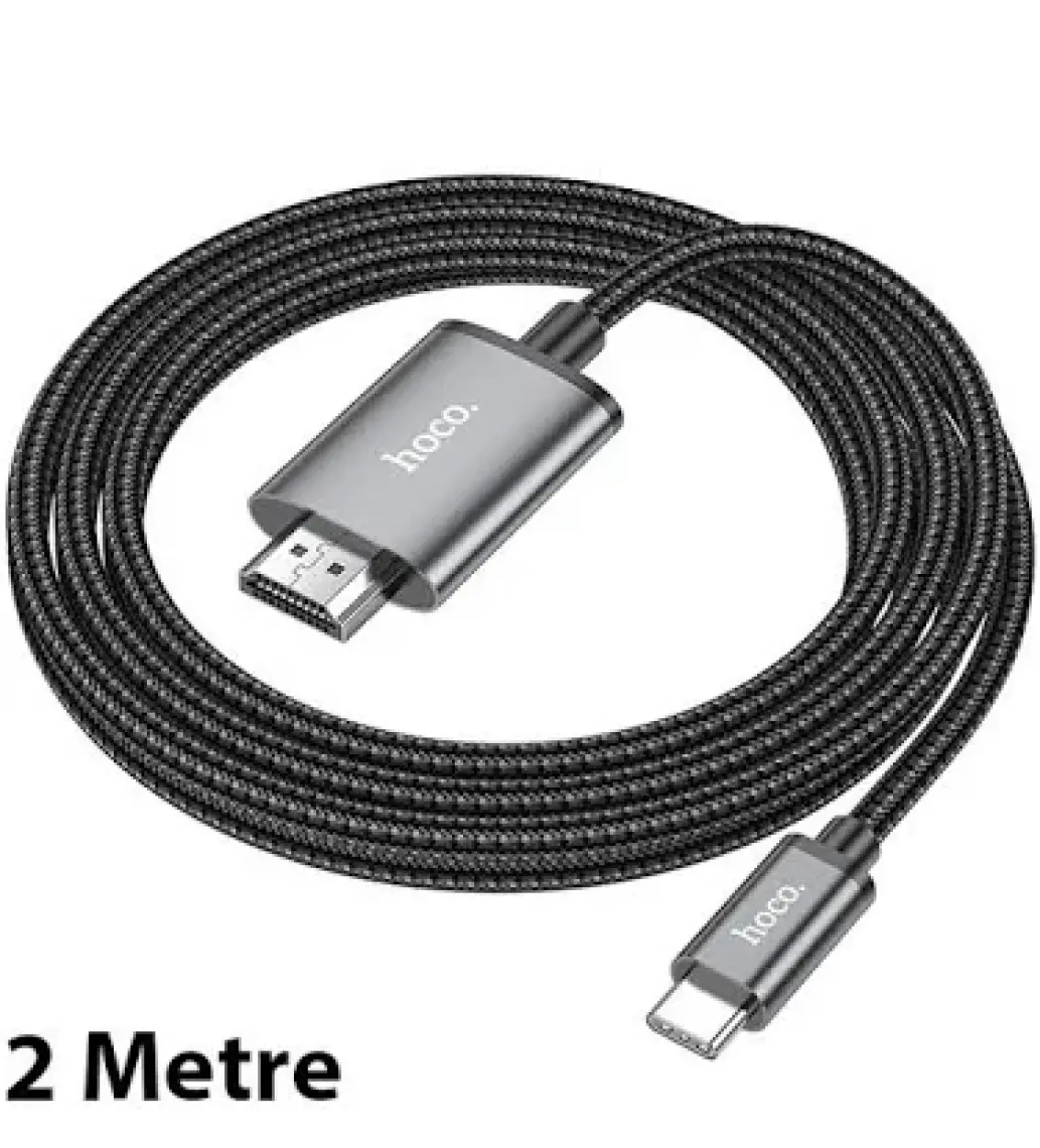 Hoco UA27 Type-C To HDMI Hdtv Dönüştürücü Adaptör (4k 30Hz) Kablo