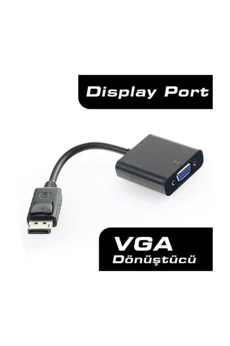 Blueway Display Port To VGA Çevirici Adaptör Projeksiyon Displayport
