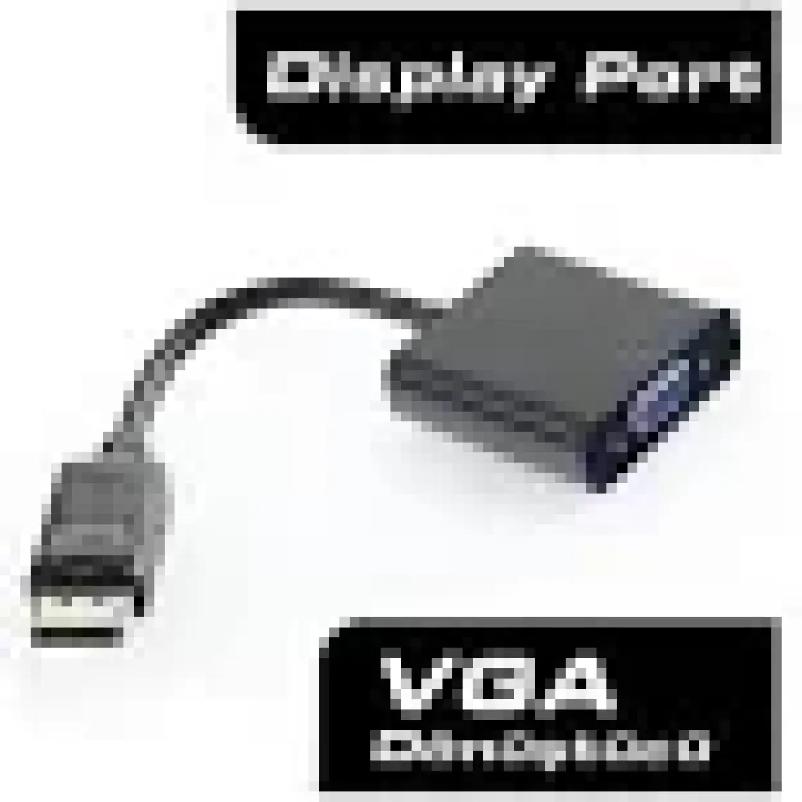 Blueway Display Port To VGA Çevirici Adaptör Projeksiyon Displayport