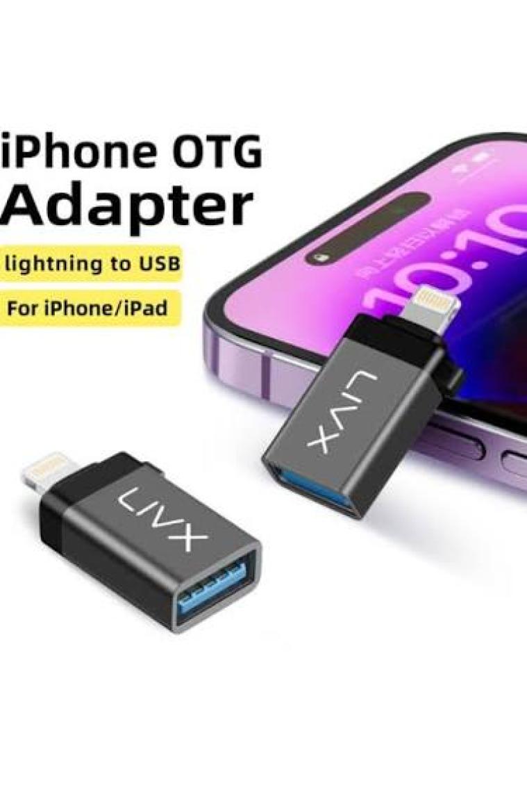 Livx Lightning To USB 3.0 Otg Çevirici Adaptör Siyah Otglgm