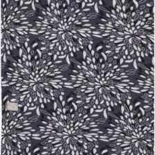 Boumini Müslin Örtü 120x120 cm Müslin Ebruli Lacivert