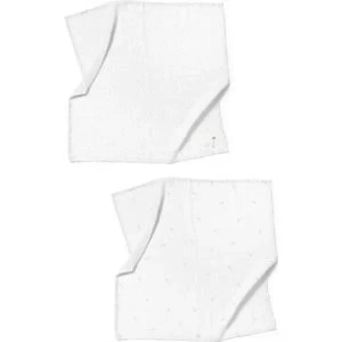 Casadora Baby Feather Nakışlı 100% Pamuk Müslin Örtü Seti (90X90 cm 2'li)