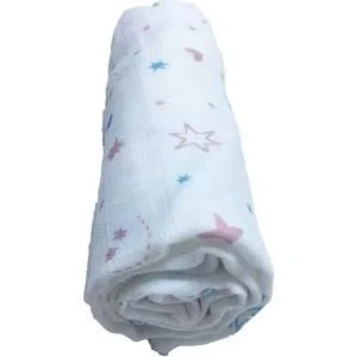 Tarçın Baby Yıldız Desenli Müslin Bebek Bezi 70 x 70 cm