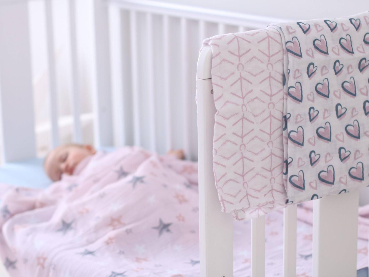 Posh Baby 3'lü Örtü Pembe Yıldız - Pembe Çöp Adam - Kalp 3003-04