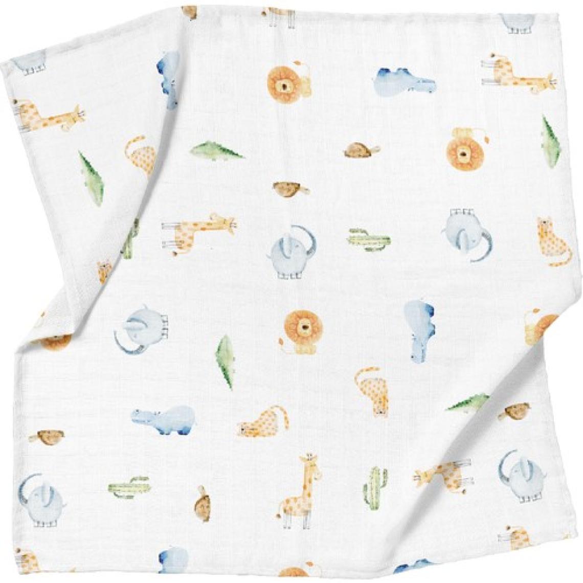 Casadora Baby Safari %100 Pamuk 3'lü Müslin Örtü Seti - 70X70 cm