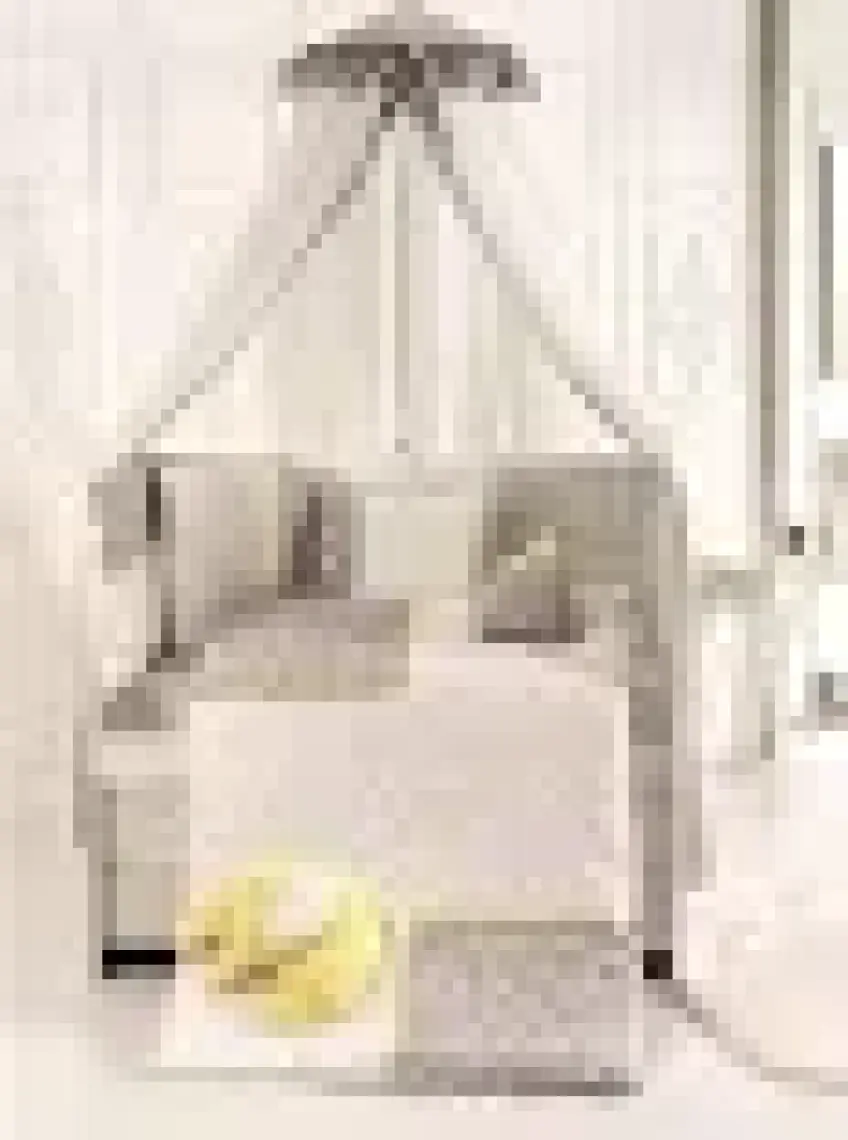 Pierre Cardin Smiley Stars Bebek Beşik Uyku Seti 75 x 130 cm Grey Yellow