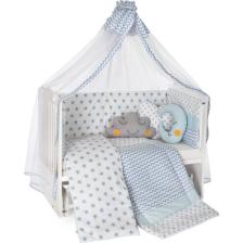Bamgidoo 60 x 120 cm Bebek Uyku Seti Takımı 10 Parça - Mavi Yıldız