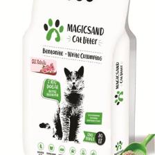 Magicsand Cat Litter Bentonit Gül Kokulu 20 lt İnce Taneli Kedi Kumu